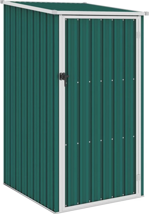 vidaXL Αποθήκη Κήπου Πράσινη 87 x 98 x 159 εκ. από Γαλβανισμένο Ατσάλι