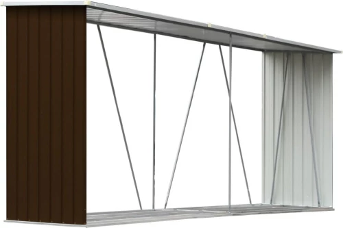 Μεταλλική Αποθήκη Ξύλων 3.3x8.4x1.52m