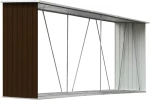 Μεταλλική Αποθήκη Ξύλων 3.3x8.4x1.52m