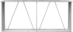 Μεταλλική Αποθήκη Ξύλων 3.3x8.4x1.52m