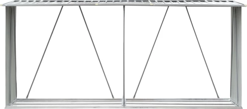 Μεταλλική Αποθήκη Ξύλων 3.3x0.84x1.52m