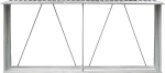 Μεταλλική Αποθήκη Ξύλων 3.3x0.84x1.52m