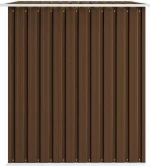 vidaXL Αποθήκη Κήπου Καφέ 257 x 205 x 178 εκ. Ατσάλινη
