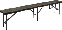 Παγκάκι Βαλίτσα σε Απομίμηση Ξύλου - 180x25x43εκ.