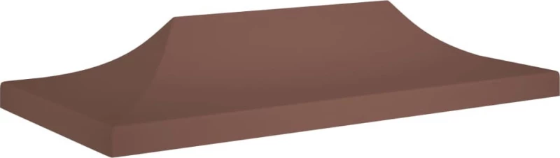 vidaXL Κάλυμμα Τέντας Εκδηλώσεων Καφέ 6x3m 270gr/m² 315332