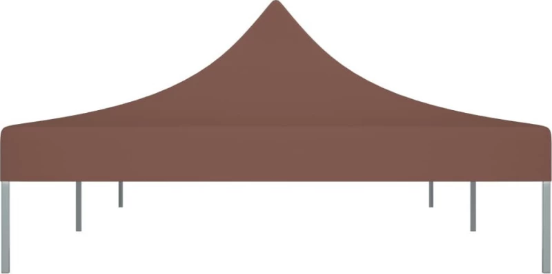 vidaXL Κάλυμμα Τέντας Εκδηλώσεων Καφέ 6x3m 270gr/m² 315332