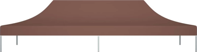 vidaXL Κάλυμμα Τέντας Εκδηλώσεων Καφέ 6x3m 270gr/m² 315332