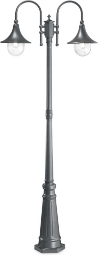 Ideal Lux Εξωτερικό Φωτιστικό Δαπέδου Cima PT2 Γκρι Anthracite 246833
