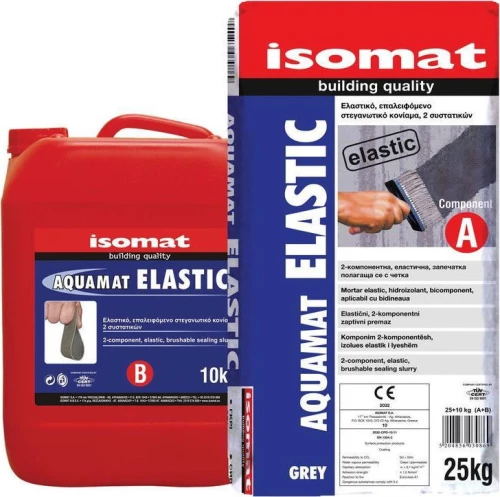 Isomat Aquamat Elastic 35kg Λευκό
