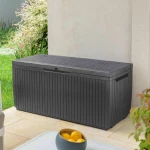 Keter Μπαούλο Springwood 305lt 123x53x57cm Γραφίτης