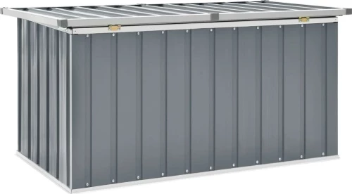 Μπαούλο Αποθήκευσης Κήπου Γκρι 129 x 67 x 65 εκ.