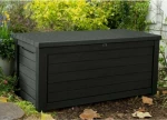 Keter Μπαούλο Nothwood 630lt Μαύρο 155.4x72.3x69.3cm