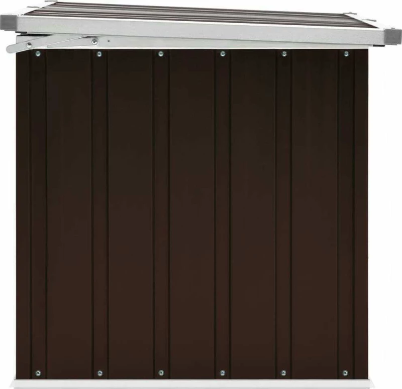 Μπαούλο Αποθήκευσης Κήπου Καφέ 129 x 67 x 65 εκ.