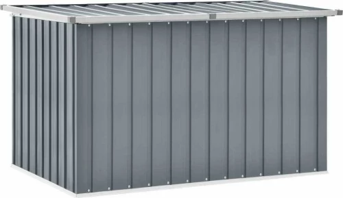 vidaXL Μπαούλο Αποθήκευσης Κήπου Γκρι 149 x 99 x 93 εκ.