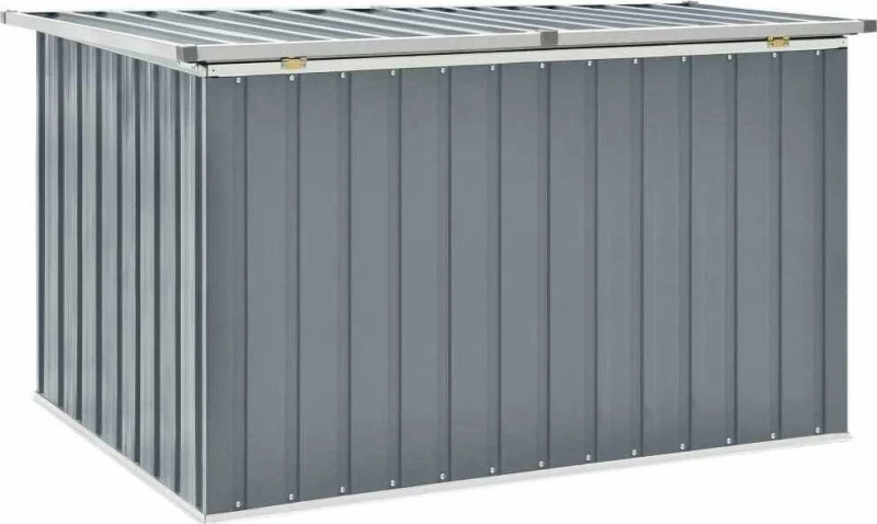 vidaXL Μπαούλο Αποθήκευσης Κήπου Γκρι 149 x 99 x 93 εκ.