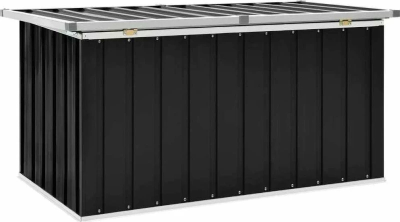 vidaXL Μπαούλο 129x67x65cm Ανθρακί