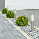 V-TAC Εξωτερικό Φωτιστικό Δαπέδου Ασημί IP44 E27 45cm 8964