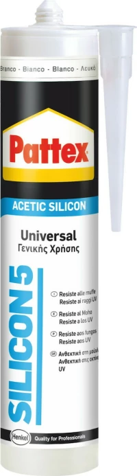 Pattex Silicon5 Διάφανη 280ml