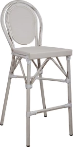 Σκαμπό Μπαρ Αλουμινίου Bamboo Look HM5110