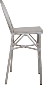Σκαμπό Μπαρ Αλουμινίου Bamboo Look HM5110