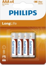 Philips LongLife AAA 1.5V 4τμχ