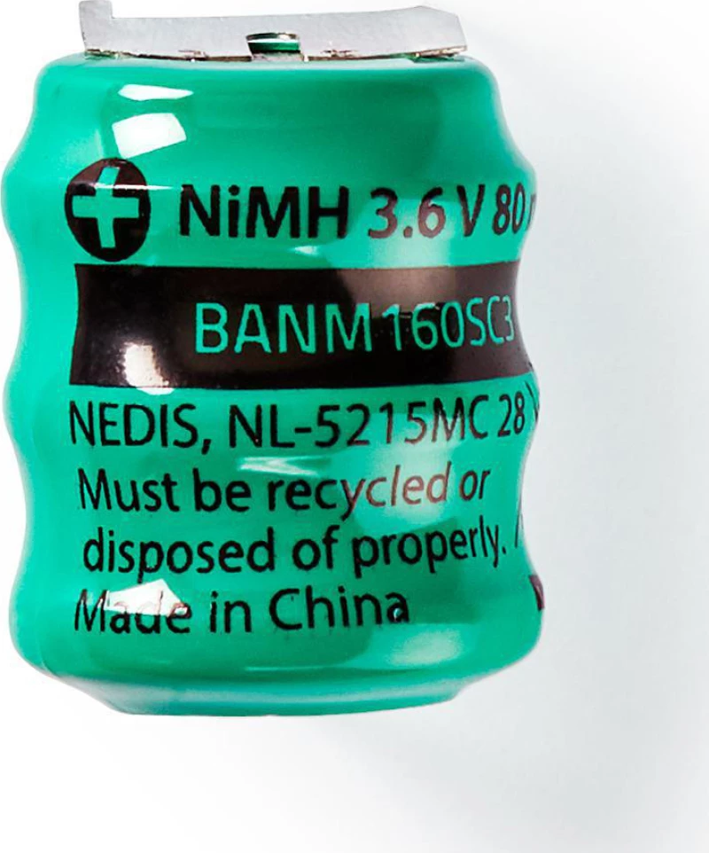 Nedis Επαναφορτιζόμενη Μπαταρία Ni-MH 3.6V 80mAh