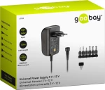 Goobay Universal Τροφοδοτικό 12V 1.5A