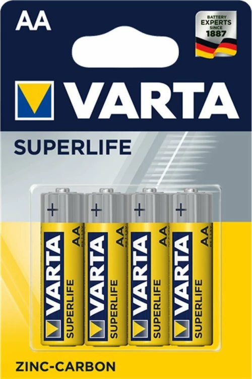 Varta Superlife ΑΑ 4τμχ Zinc Carbon