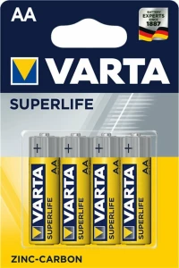 Varta Superlife ΑΑ 4τμχ Zinc Carbon