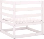 Γωνιακός Καναπές 805661 Λευκό 70x70x67cm