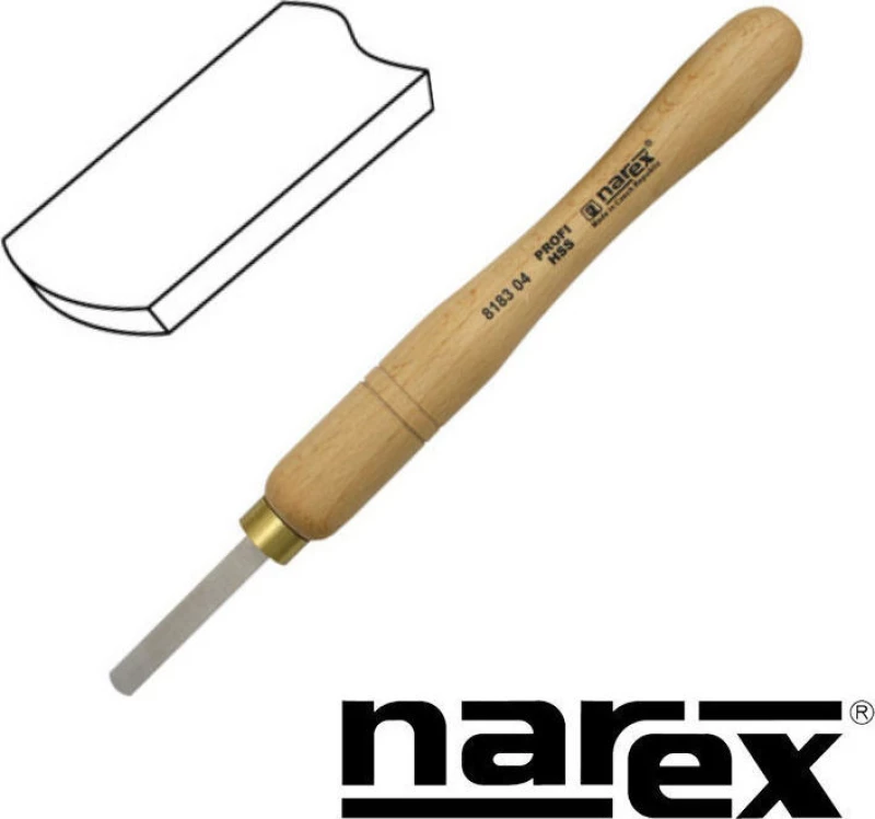 Narex Σκαρπέλο Τόρνου HSS Profi Mini Καμπύλη Άκρη 50mm 818304