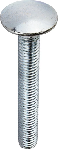 F.F. Group Καρόβιδα Γαλβανιζέ CR3+ DIN 603 M8x80 100τμχ 34858