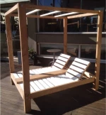 Ξαπλώστρα Ξύλινη Daybed 198x135cm