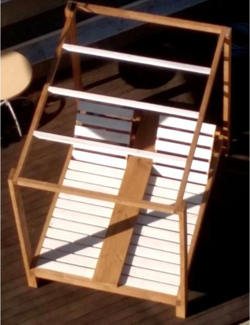 Ξαπλώστρα Ξύλινη Daybed 198x135cm