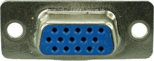 Vga Connector - Vga 15 Pin (Up)