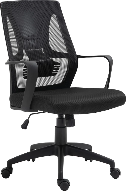 Καρέκλα Γραφείου με Ανάκλιση BF2960 Μαύρο Woodwell