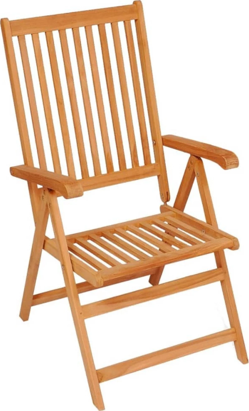 Καρέκλα Ξύλινη Teak / Φωτεινό Πράσινο 8τμχ