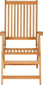 Καρέκλα Ξύλινη Teak / Φωτεινό Πράσινο 8τμχ