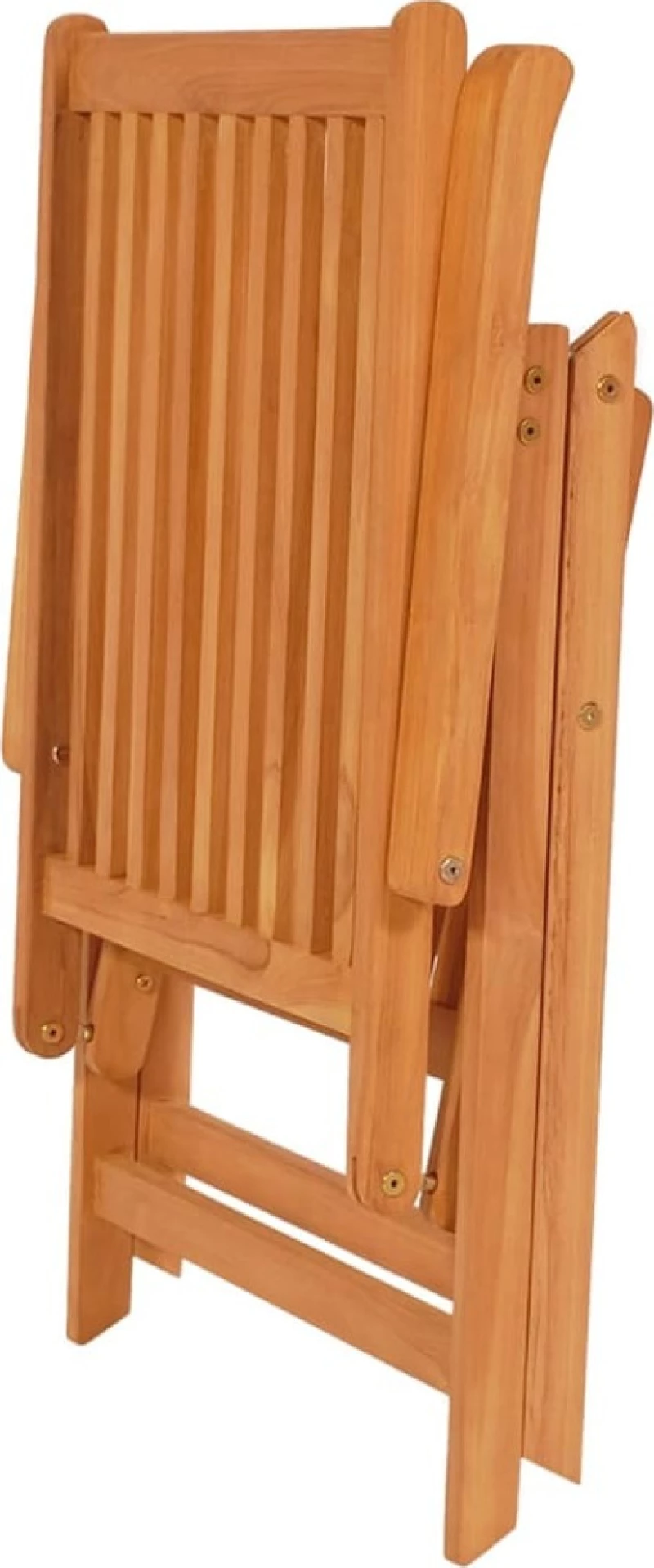 Καρέκλα Ξύλινη Teak / Φωτεινό Πράσινο 8τμχ