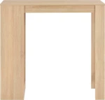 vidaXL Τραπέζι Μπαρ με Ράφια Χρώμα Δρυός 110 x 50 x 103 εκ.
