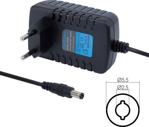 DeTech Τροφοδοτικό 24V/ 2.0A 5.5*2.5 220
