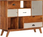vidaXL Μπουφές 115 x 35 x 86 εκ. από Μασίφ Ξύλο Ακακίας
