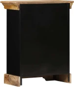 Μπουφές Μάνγκο / Μαύρο 60x30x75cm