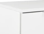 Μπουφές Ψηλός Γυαλιστερός Λευκός 71 x 35 x 76 εκ. Μοριοσανίδα
