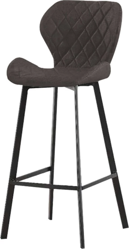 Σκαμπό Μπαρ Martin Μαύρο 46.5x48.5x105cm 2τμχ