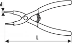 Expert Tools E117921 Ασφαλειοτσίμπιδο 130mm