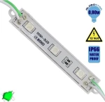 GloboStar LED Module 12V 0.8W Πράσινο