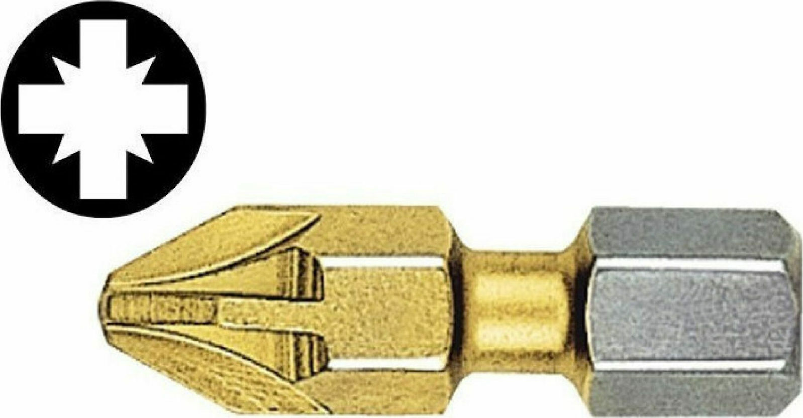 Μύτη τιτανίου Pozidrive με λαιμό Witte pz3-x-25-492706 - 492706