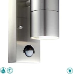 Globo Lighting Style Επιτοίχιο Εξωτερικό Φωτιστικό Ασημί 3201-2SL