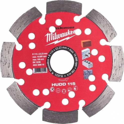 Milwaukee Speedcross Διαμαντόδισκοι HUDD 4932399820 125mm